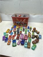 CARS MOVIE TOTE AND METAL CARS