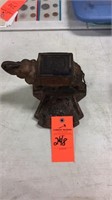 Vintage iron elephant cigarette dispenser