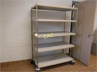 Metal Roll Around Cart w/6shelves 6'x4'x2'