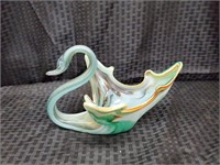 Glass Swan Bowl