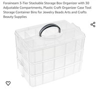 MSRP $19 3 Tier Stackable Storage Box