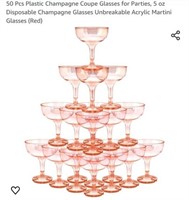 MSRP $38 50 Pcs Champagne Glasses