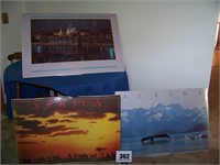 3 Posters - Alaska, Budapest, Africia