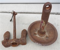 2 Cast Iron Boat Anchors: Champ Corp.