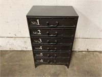 Metal Chest w/ Drawers