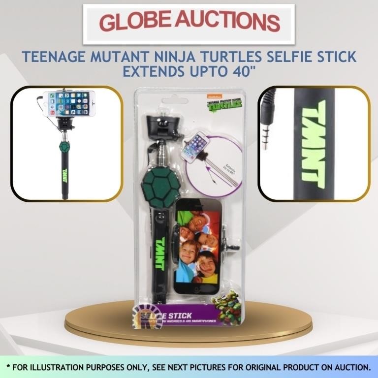 NINJA TURTLES SELFIE STICK EXTENDS UPTO 40"