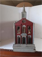 Antique Church Doll House, needs repair,