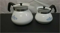 Two Corning Ware Tea Pots