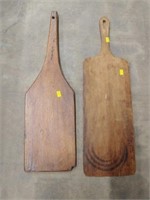 (2) Primitive Wood Cutting Boards