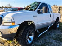 2003, FORD, SUPERDUTY, F250, 4X4, EXT CAB, WHITE
