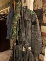 LOT OF MILITARY STYLE FLIGHT JACKETS/ BOMBER ETC