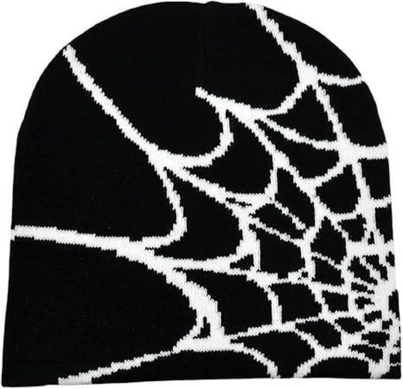 Y2K Spider Beanie - Wireless Acrylic Knit Skull Ca