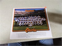 1986 Baltimore Orioles Lineup Poster