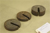 Platform Scale Weights, (2) 200 Lb & 400 Lb