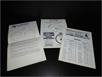 1969 NY Rangers Boston Bruins Press Release Orr