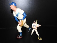 2 Old Baseball Figurines Don Drysdale +