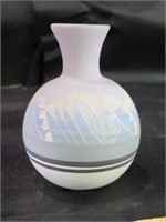 Native American Mesa Verde Pottery Bud Vase