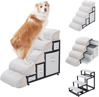 DOICAH Dog Stairs - 26in  4 Drawers