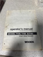 Operator manual model1130,1160,1190