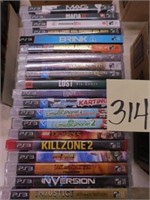 (20) Playstation 3 Games - Killzone 2, Lost,