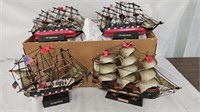 11 Assorted Ships, new in box