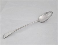 MID-19TH CENTURY QUEBEC SILVER STUFFING SPOON