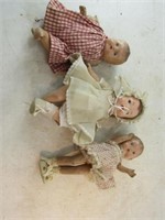 3) Vintage Blue Eyed Dolls