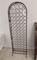 CAST IRON WINE RACK -- APPROXIMATELY 6 FOOT TALL