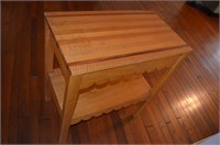 Cutting Board Top Kitchen Utility Table