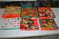 Springbok Christmas Puzzle Lot x 6