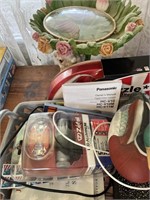 Misc lot - duck, basket, bunny, office supplies