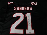 FALCONS DEION SANDERS SIGNED JERSEY HERITAGE