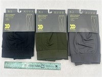 NEW Lot of 3- XL Heavy Weight Thermal Pants