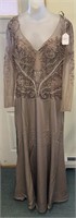 Bronze Dave & Johnny Dress Sz 17/18