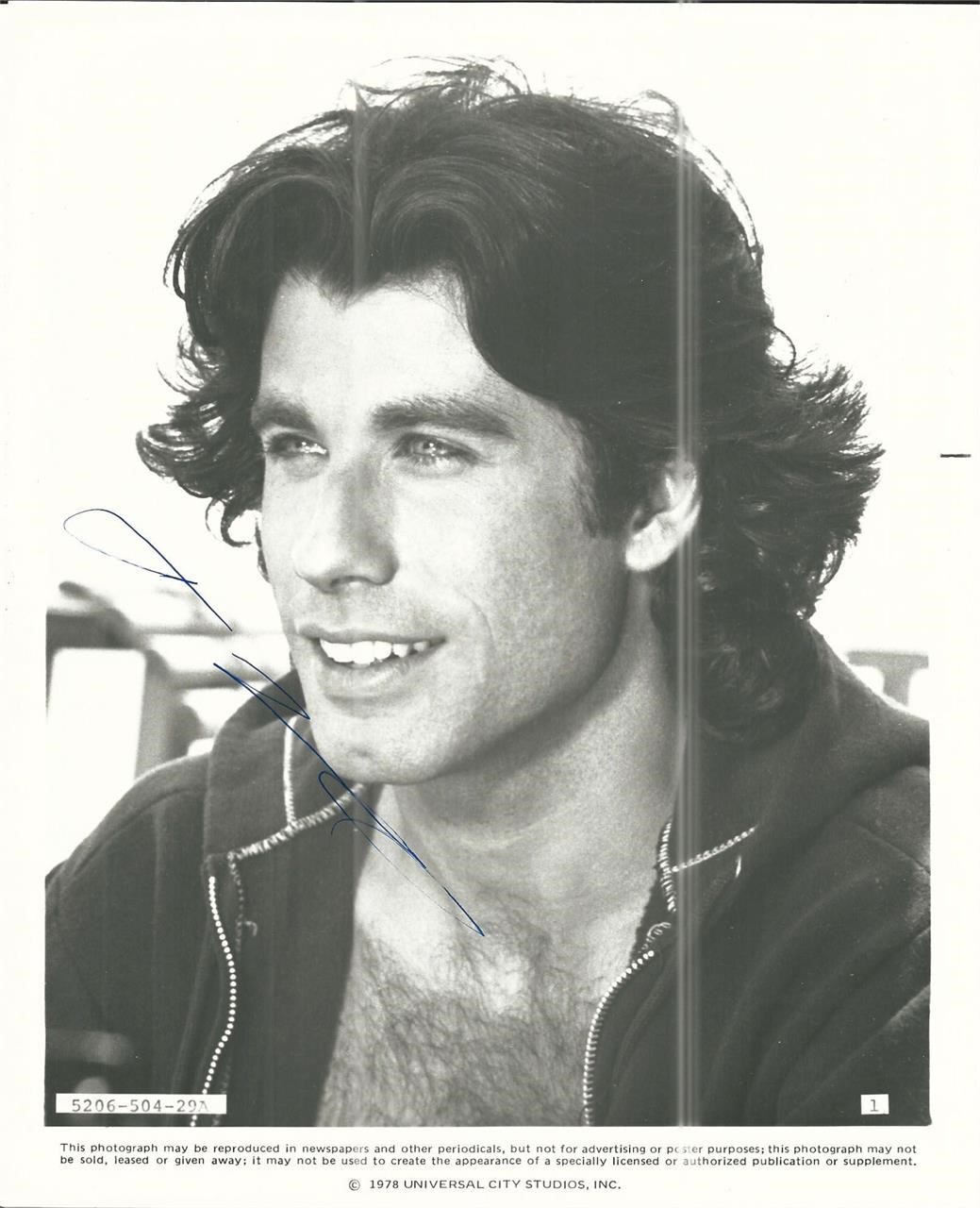 John Travolta Signed Photo