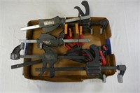 BOX OF BAR/ QUICK CLAMPS