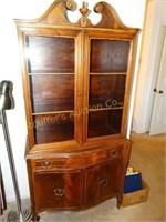 Antique Hutch 1 drawer w/glass doors 18"d x 36"w