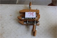(2) 10 INCH WOOD CLAMPS