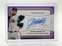 John Smoltz /5 Autographed Baseball Card