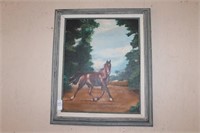 HORSE OIL PAINTING