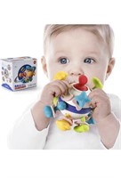 Baby Sensory Teething Rattle Toys - Baby Teething