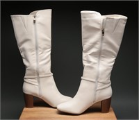 (NEW) Liz Claiborne Hage Ivory Boots 8M