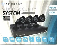 Amcrest 4 Camera Video Security System
