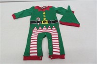 Christmas Baby Elf: A&J Design Baby 6-9M Outfit