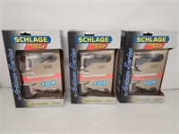 Schlage Keyed Entrance Door Hardware Set of 3