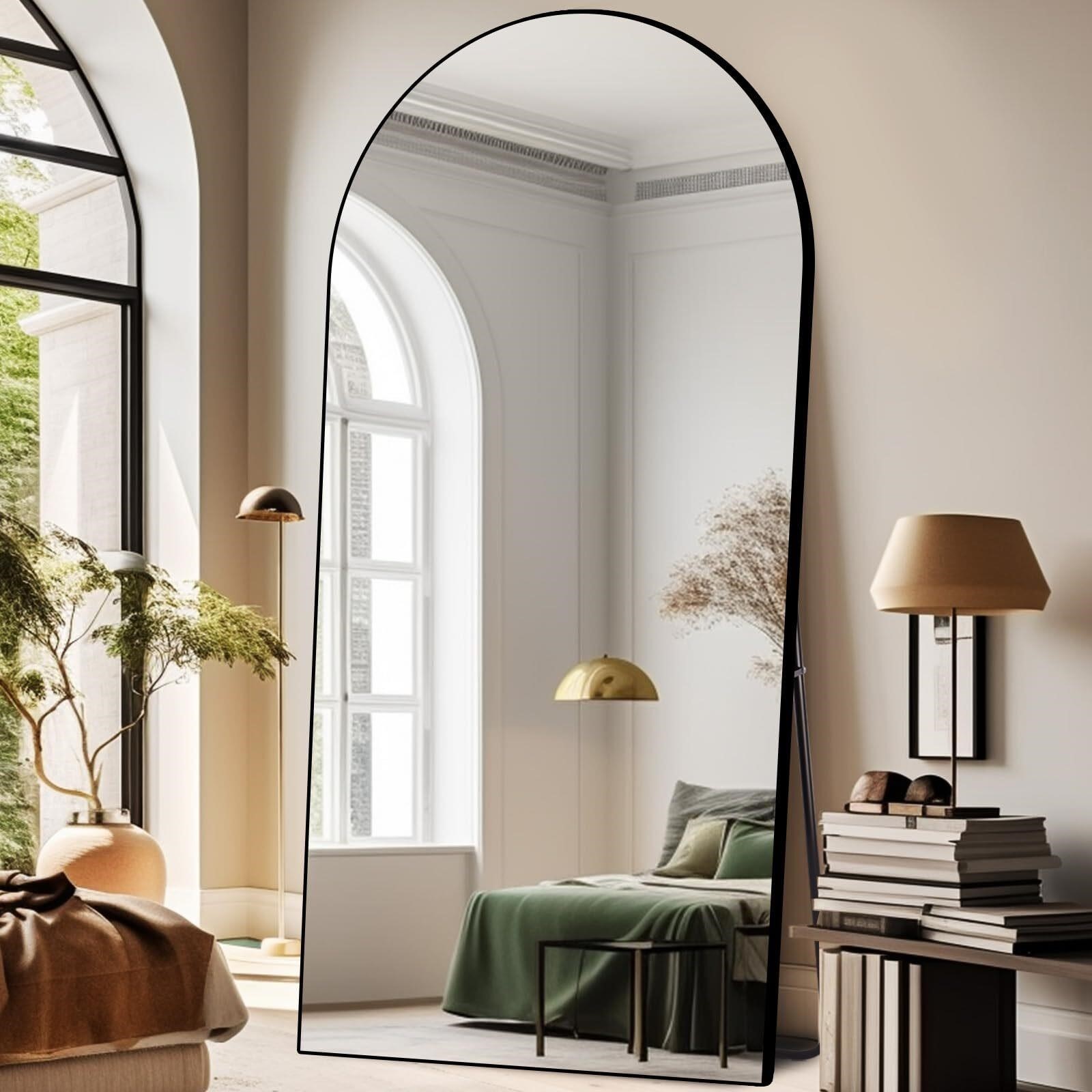 76"x34" Mirror Full Length Arched Large Mirror