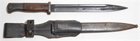 Matching 1936 K-98 Mauser Bayonet, Scabbard & Frog