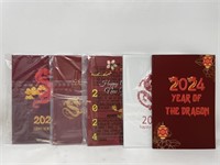 New Lot of 2024 New Years Journals - 5 Different