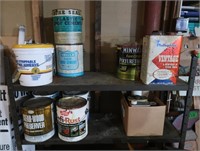 Partial Cans-Preserver, Roof Cement, Adhesive &