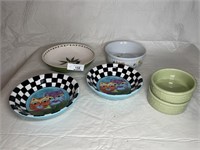 Misc collection of bowls